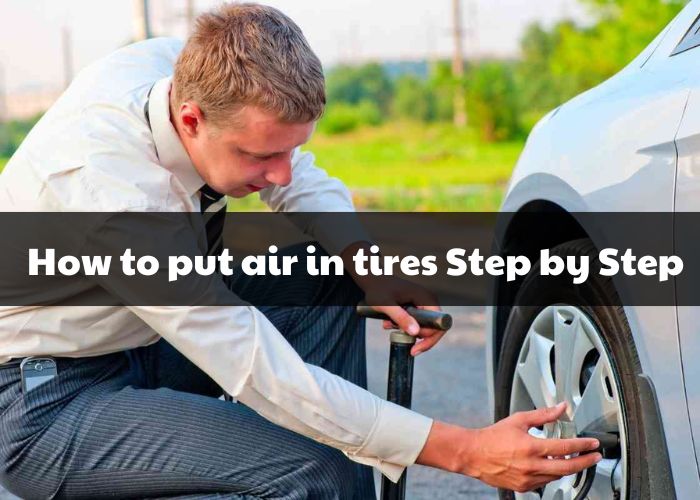 How to put air in tires 2