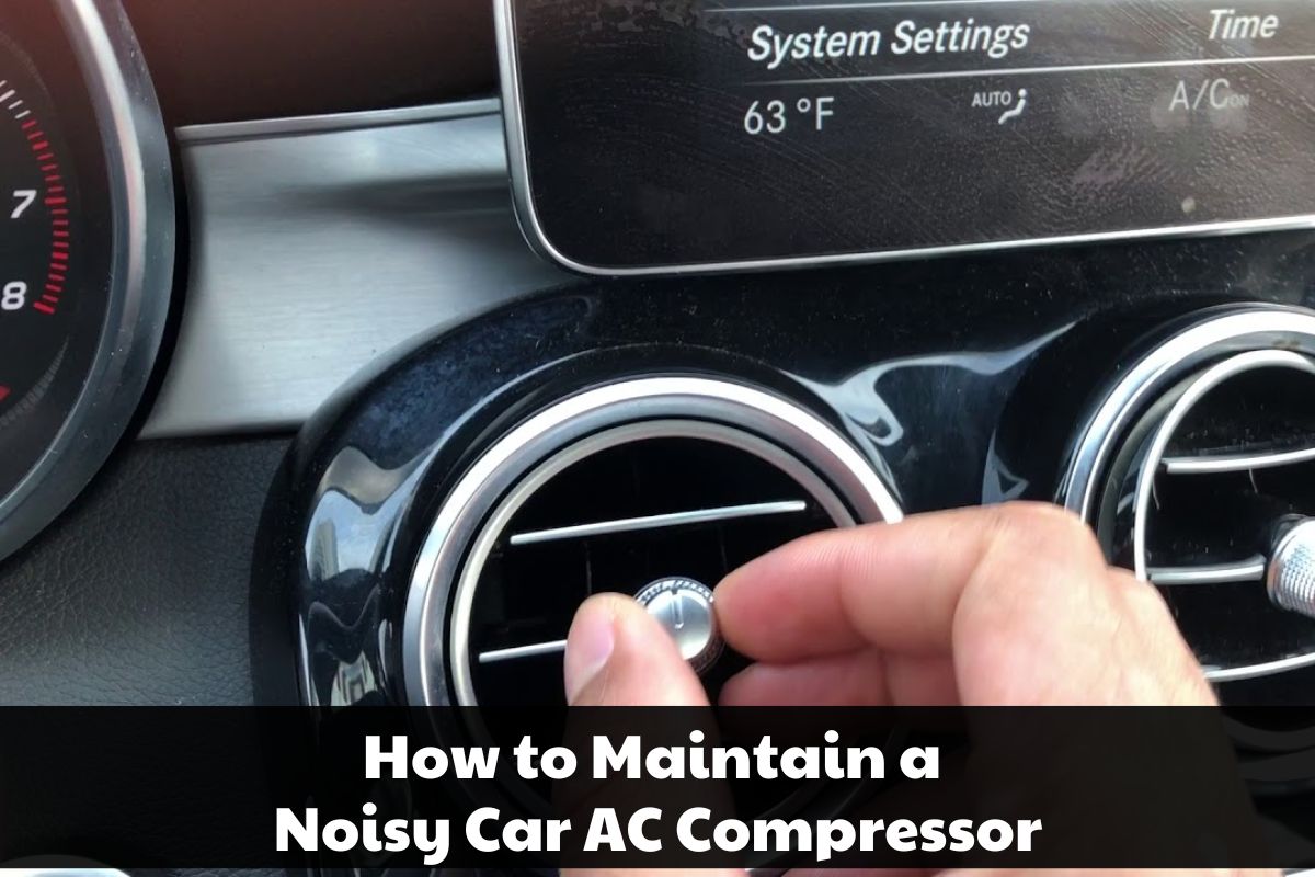 How To Quiet A Noisy Car Ac Compressor (2)