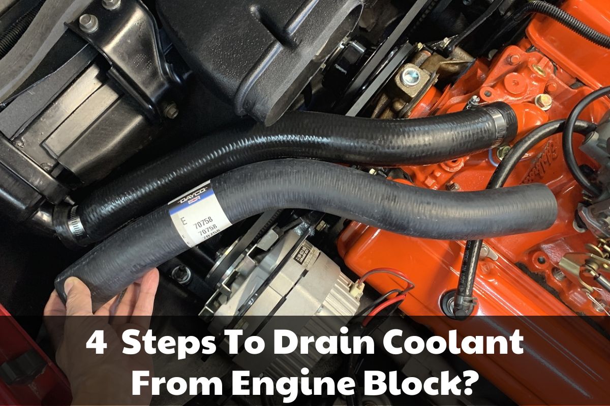 How To Drain Coolant From Engine Block (1)